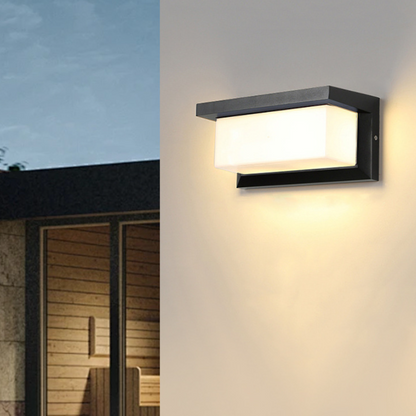 Modern Simplicity Waterproof Aluminum Acrylic PC LED Wall Sconce Lamp For Outdoor Patio