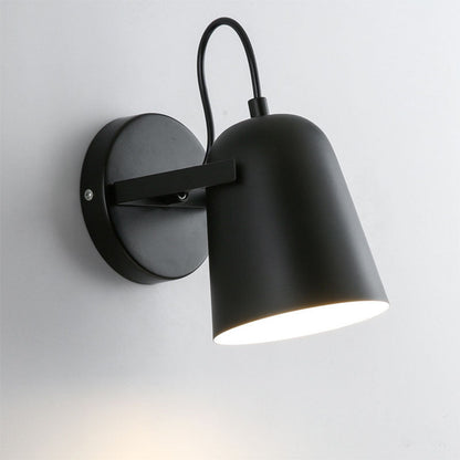 Modern Simplicity Macarons Rotatable Iron Lampshade Hardware 1 - Light Wall Sconce Lamp For Living Room