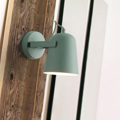 Modern Simplicity Macarons Rotatable Iron Lampshade Hardware 1 - Light Wall Sconce Lamp For Living Room