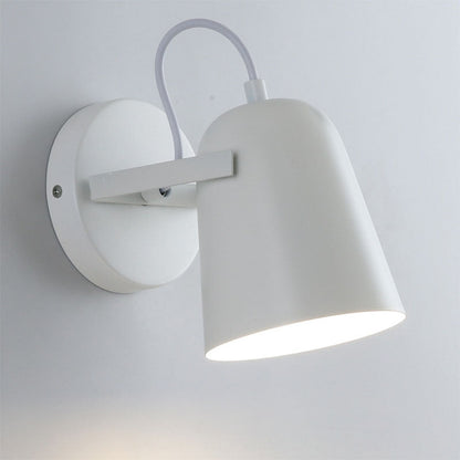 Modern Simplicity Macarons Rotatable Iron Lampshade Hardware 1 - Light Wall Sconce Lamp For Living Room