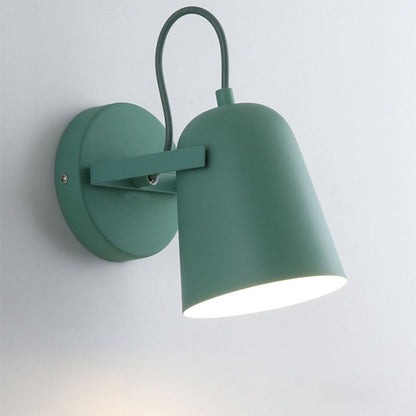 Modern Simplicity Macarons Rotatable Iron Lampshade Hardware 1 - Light Wall Sconce Lamp For Living Room