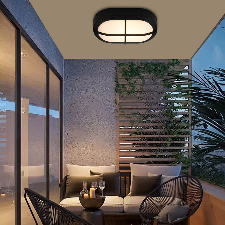 Modern Simplicity Waterproof Aluminum Acrylic 1 - Light Wall Sconce Lamp For Outdoor Patios