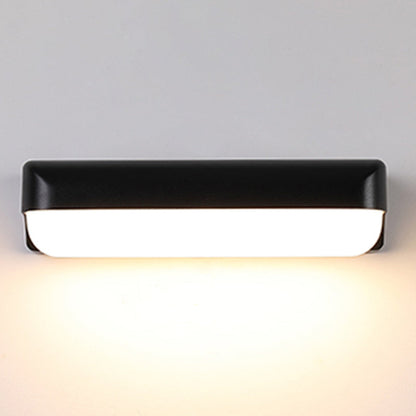 モダンアールデコ防水シリンダーアルミPC LED壁取り付け用燭台ランプ屋外パティオ用