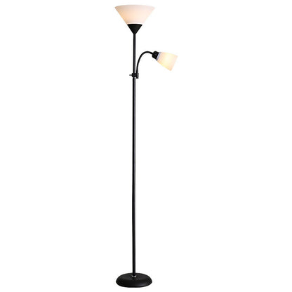 Contemporary Nordic Iron Acrylic Lampshade 1/2 - Light Standing Floor Lamp For Living Room