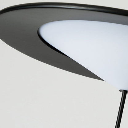 Modern Art Deco Dome UFO Shape Acrylic Hardware LED Pendant Light For Dining Room