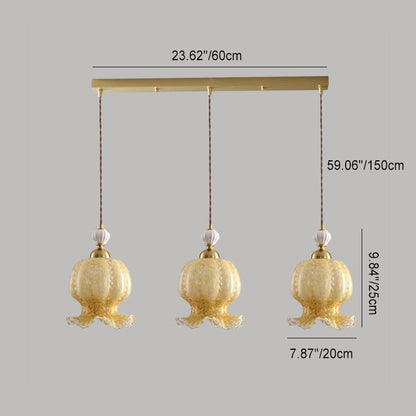Contemporary Creative Octopus Glass Lampshade Hardware 1/3 - Light Chandeliers For Dining Room