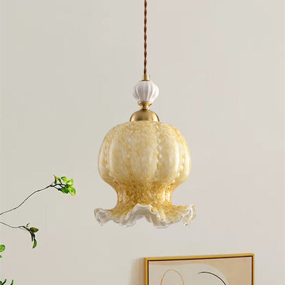 Contemporary Creative Octopus Glass Lampshade Hardware 1/3 - Light Chandeliers For Dining Room