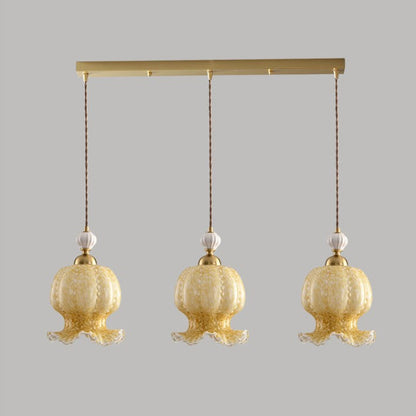 Contemporary Creative Octopus Glass Lampshade Hardware 1/3 - Light Chandeliers For Dining Room