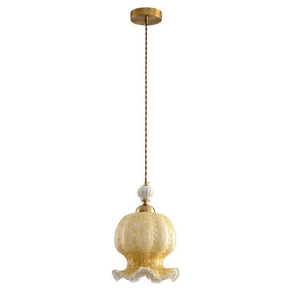 Contemporary Creative Octopus Glass Lampshade Hardware 1/3 - Light Chandeliers For Dining Room