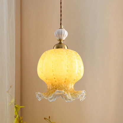 Contemporary Creative Octopus Glass Lampshade Hardware 1/3 - Light Chandeliers For Dining Room