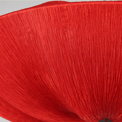 Traditional Chinese Lotus Petal Shape Fabric Lampshade Hardware 1/3 - Light Chandeliers For Dining Room