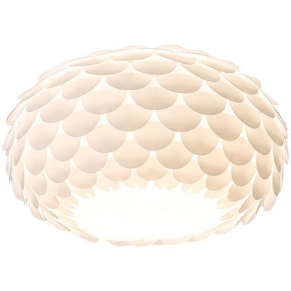 Contemporary Creative Fish Scales Iron Acrylic Lampshade 2/4 - Light Flush Mount Ceiling Light For Living Room