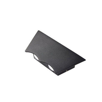 Modern Simplicity Waterproof Inverted Trapezoid Full Aluminum Lampshade LED Wall Sconce Lamp For Outdoor Patio