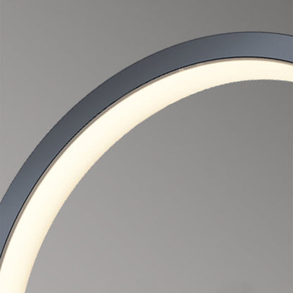 مصباح حائط LED دائري من الأكريليك والألومنيوم والحديد بتصميم آرت ديكو الحديث لغرفة المعيشة 