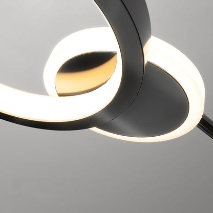 مصباح حائط LED دائري من الأكريليك والألومنيوم والحديد بتصميم آرت ديكو الحديث لغرفة المعيشة 