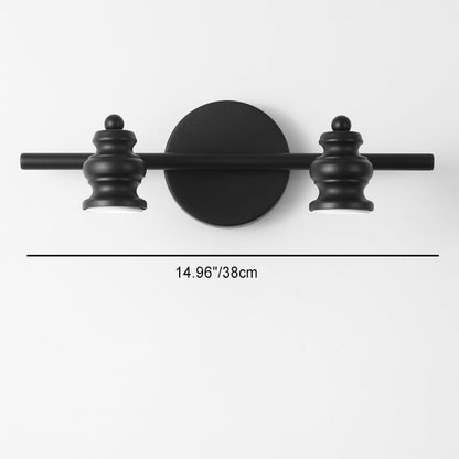 Modern Minimalist Hardware Iron LED Vanity Light Mirror Front Wall Sconce Lamp For Bathroom