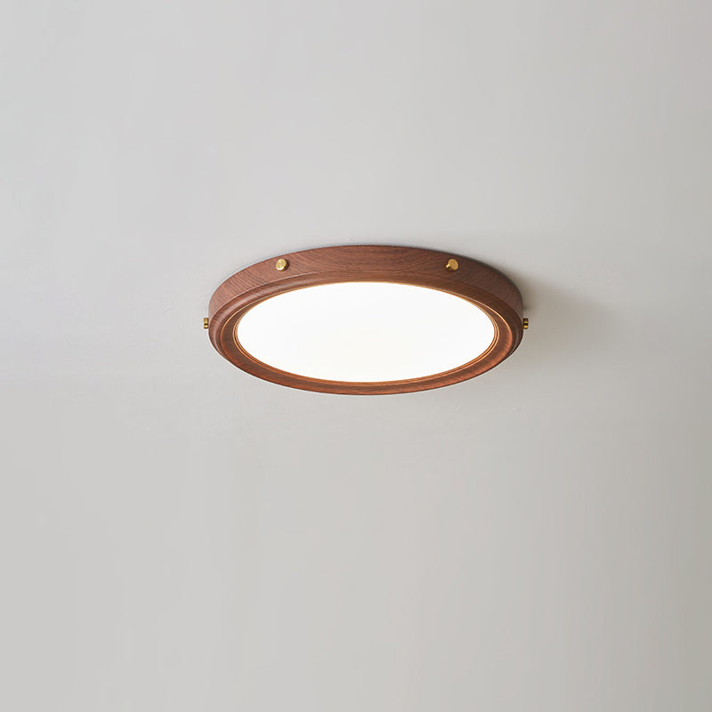 Modern Simplicity Round Iron Acrylic Lampshade LED Flush Mount Ceiling Light For Bedroom