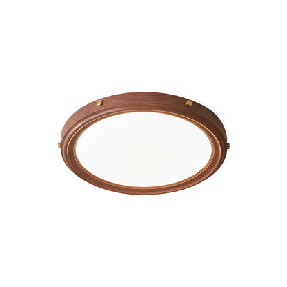 Modern Simplicity Round Iron Acrylic Lampshade LED Flush Mount Ceiling Light For Bedroom