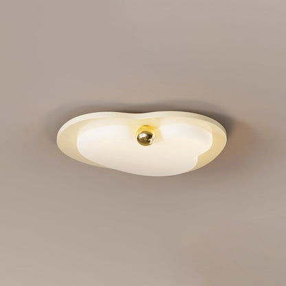 Contemporary Creative Heart Shape Acrylic Iron Lampshade LED Flush Mount Ceiling Light For Bedroom