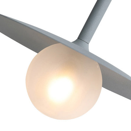 Modern Simplicity Umbrella Shape Orb Glass Lampshade Iron 1 - Light Wall Sconce Lamp For Bedroom