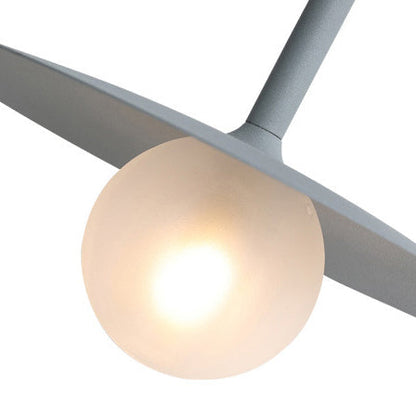 Modern Simplicity Umbrella Shape Orb Glass Lampshade Iron 1 - Light Wall Sconce Lamp For Bedroom