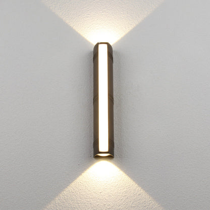 Modern Simplicity Waterproof Cuboid Full Aluminum LED Wall Sconce Lamp For Outdoor Patio