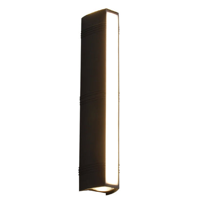 Modern Simplicity Waterproof Cuboid Full Aluminum LED Wall Sconce Lamp For Outdoor Patio