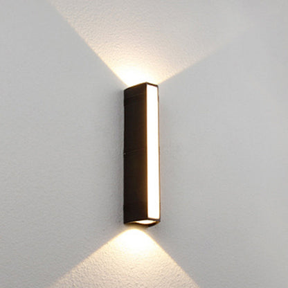 Modern Simplicity Waterproof Cuboid Full Aluminum LED Wall Sconce Lamp For Outdoor Patio