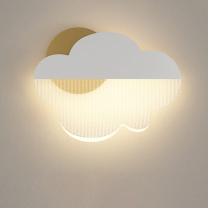 مصباح جداري LED معاصر بتصميم غيوم إبداعية من الأكريليك والحديد لغرفة النوم 