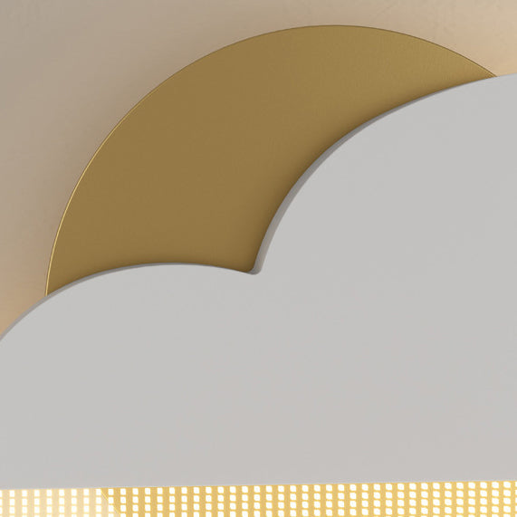 مصباح جداري LED معاصر بتصميم غيوم إبداعية من الأكريليك والحديد لغرفة النوم 
