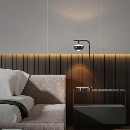 Contemporary Scandinavian Orb Acrylic Aluminum Iron LED Table Lamp For Living Room