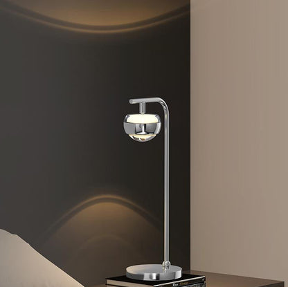 Contemporary Scandinavian Orb Acrylic Aluminum Iron LED Table Lamp For Living Room
