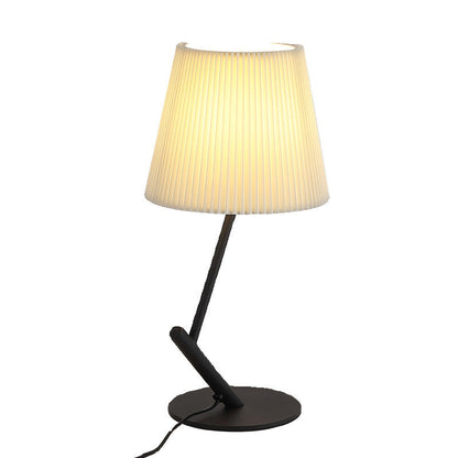Modern Simplicity Umbrella Shape Fabric Lampshade Hardware 1 - Light Table Lamp For Living Room