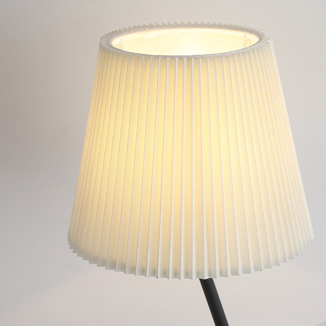 Modern Simplicity Umbrella Shape Fabric Lampshade Hardware 1 - Light Table Lamp For Living Room