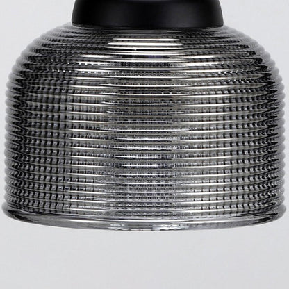 Contemporary Nordic Round Iron Base Semicircular Glass Lampshade 1 - Light Melting Wax Table Lamp For Bedroom