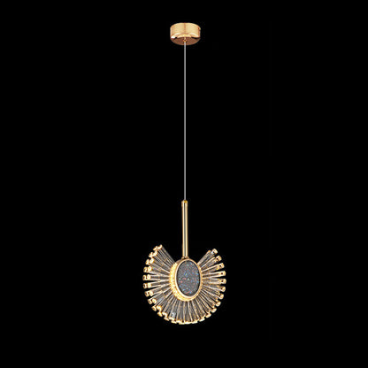 Modern Luxury Dome Aluminum Hardware Acrylic LED Chandeliers For Dining Room