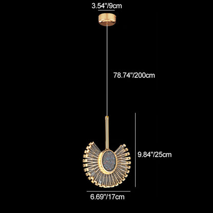 Modern Luxury Dome Aluminum Hardware Acrylic LED Chandeliers For Dining Room