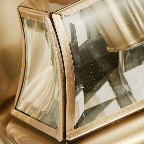 Contemporary Simplicity Waterproof Copper Glass Lampshade 1 - Light Wall Sconce Lamp For Outdoor Patio