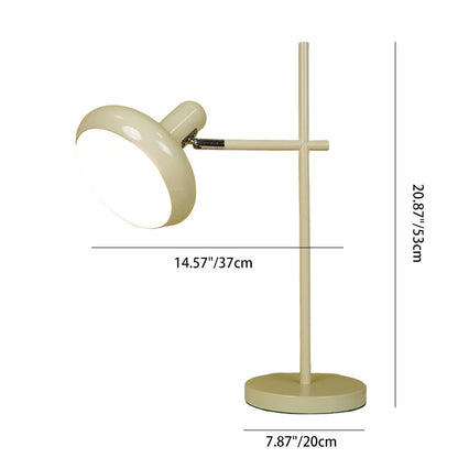 Contemporary Nordic Round Iron Lampshade 1 - Light Table Lamp For Bedroom