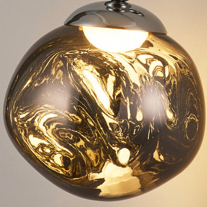 Contemporary Nordic Lava Ball Acrylic Hardware LED Wall Sconce Lamp For Living Room
