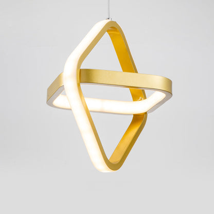 Modern Simplicity Dome Round Square Acrylic Iron LED Pendant Light For Dining Room