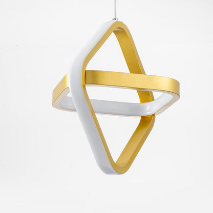 Modern Simplicity Dome Round Square Acrylic Iron LED Pendant Light For Dining Room