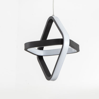 Modern Simplicity Dome Round Square Acrylic Iron LED Pendant Light For Dining Room