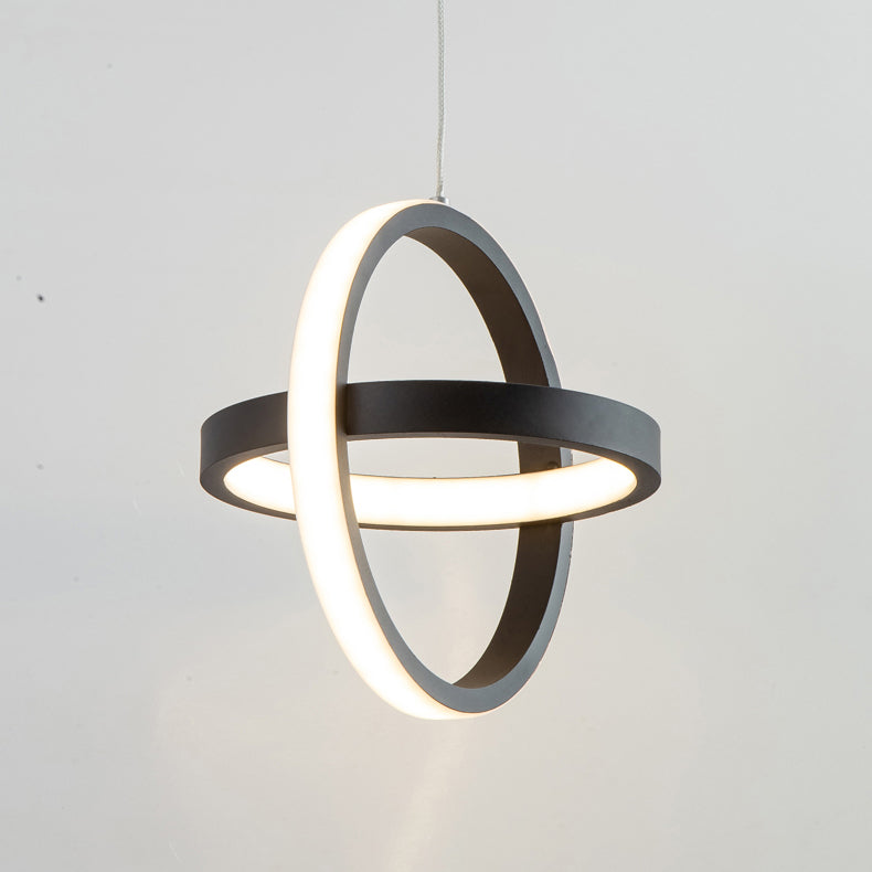 Modern Simplicity Dome Round Square Acrylic Iron LED Pendant Light For Dining Room