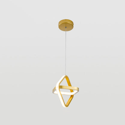 Modern Simplicity Dome Round Square Acrylic Iron LED Pendant Light For Dining Room