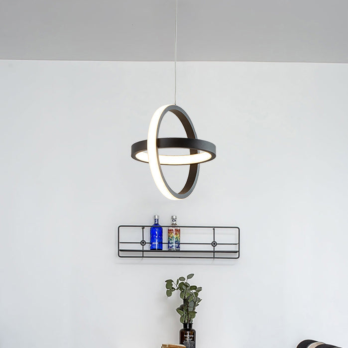 Modern Simplicity Dome Round Square Acrylic Iron LED Pendant Light For Dining Room