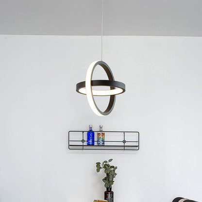 Modern Simplicity Dome Round Square Acrylic Iron LED Pendant Light For Dining Room