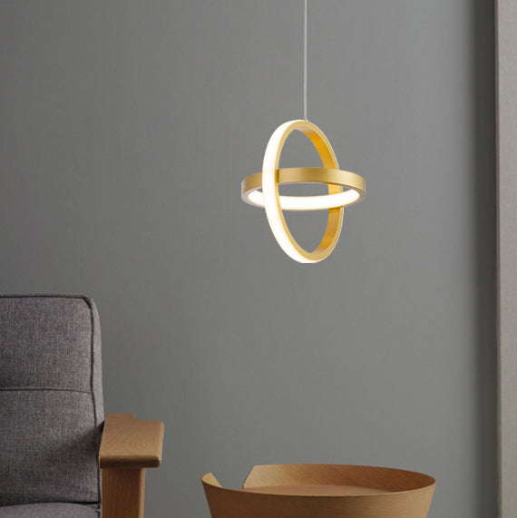 Modern Simplicity Dome Round Square Acrylic Iron LED Pendant Light For Dining Room