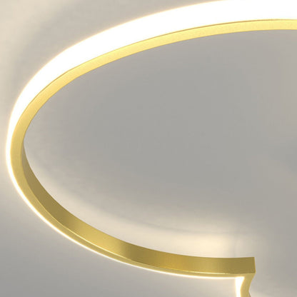 Contemporary Nordic Butterfly Acrylic Hardware LED Flush Mount Ceiling Light For Bedroom