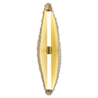 Contemporary Scandinavian Shell Resin Iron LED Wall Sconce Lamp For Living Room